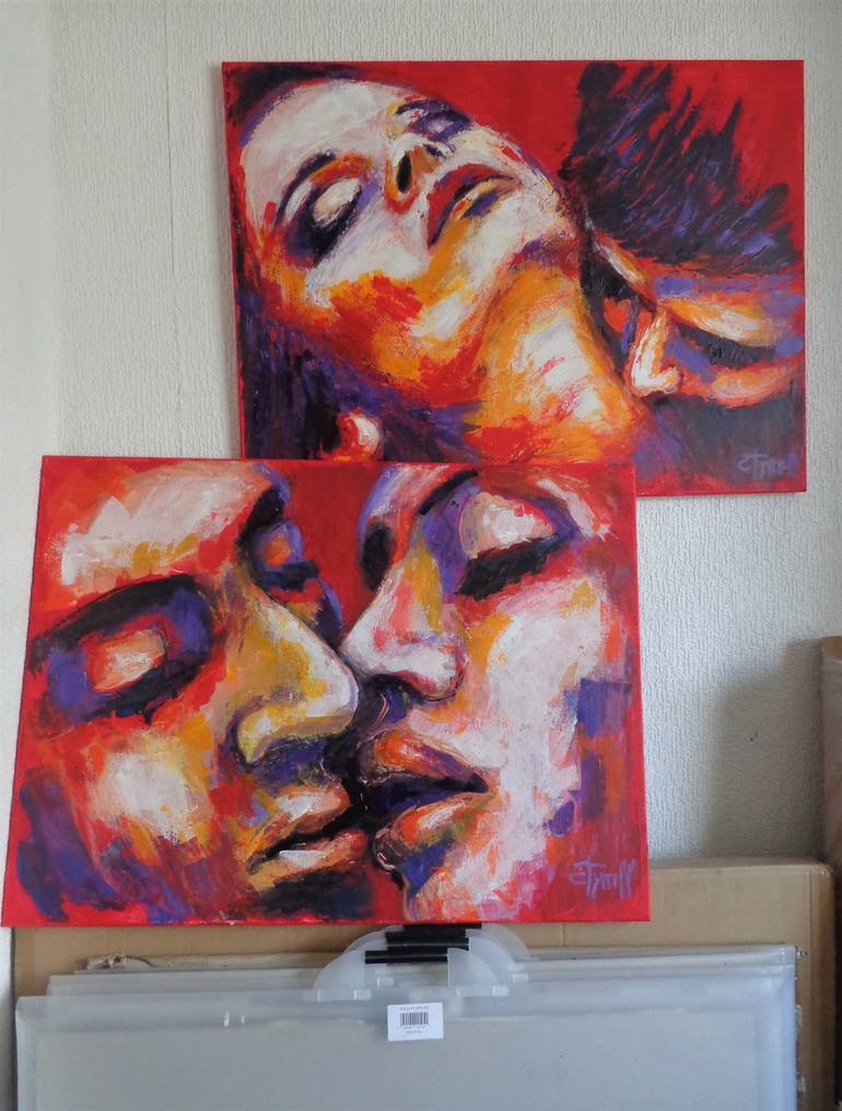 Original Figurative Love Painting by Carmen Tyrrell
