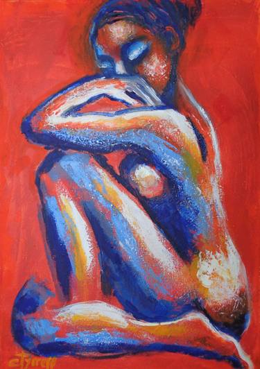 Original Fine Art Nude Paintings by Carmen Tyrrell