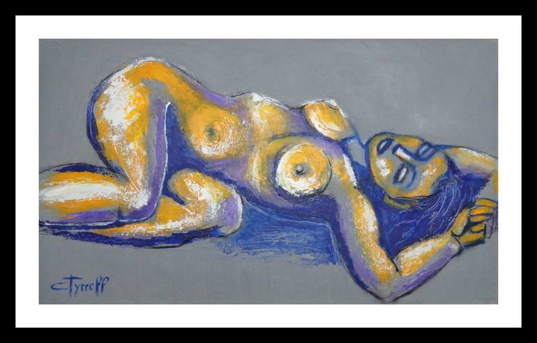 Original Figurative Nude Painting by Carmen Tyrrell