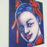 canvas painting on the wall