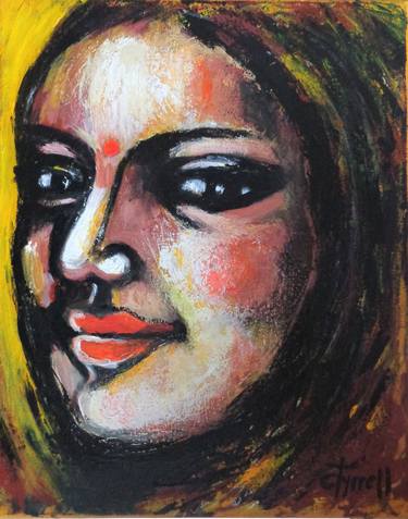 Original Figurative Portrait Paintings by Carmen Tyrrell