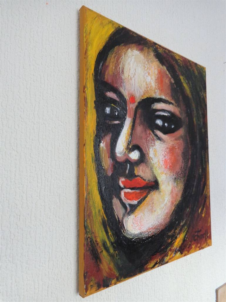Original Figurative Portrait Painting by Carmen Tyrrell