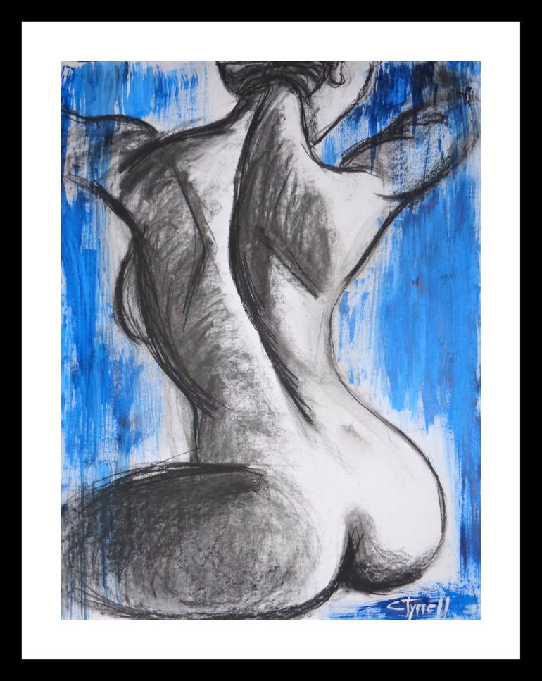 Original Nude Drawing by Carmen Tyrrell