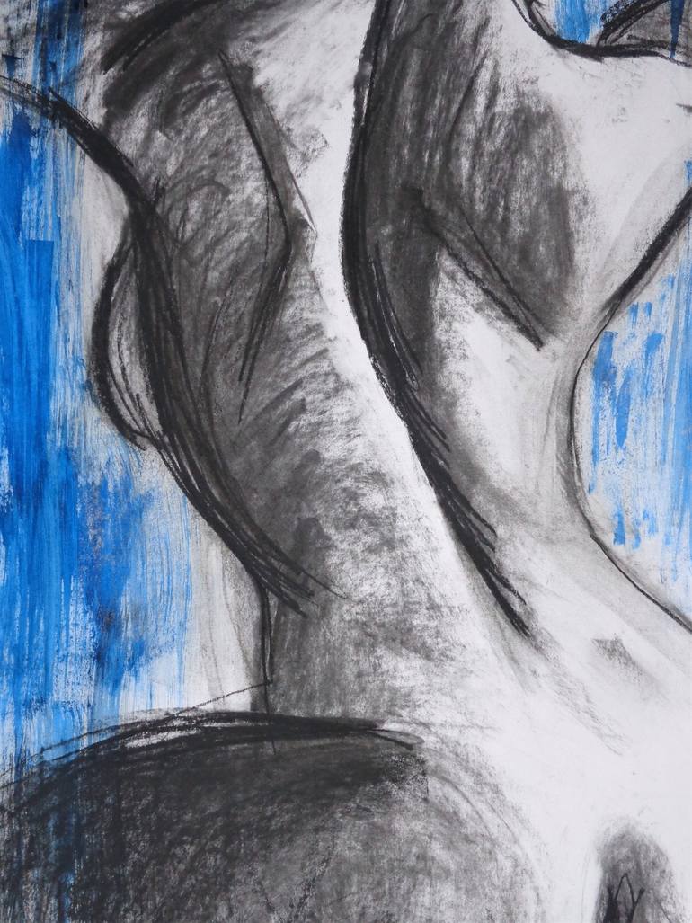 Original Figurative Nude Drawing by Carmen Tyrrell