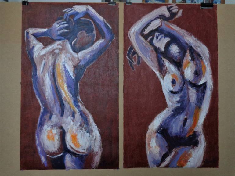 Original Nude Painting by Carmen Tyrrell