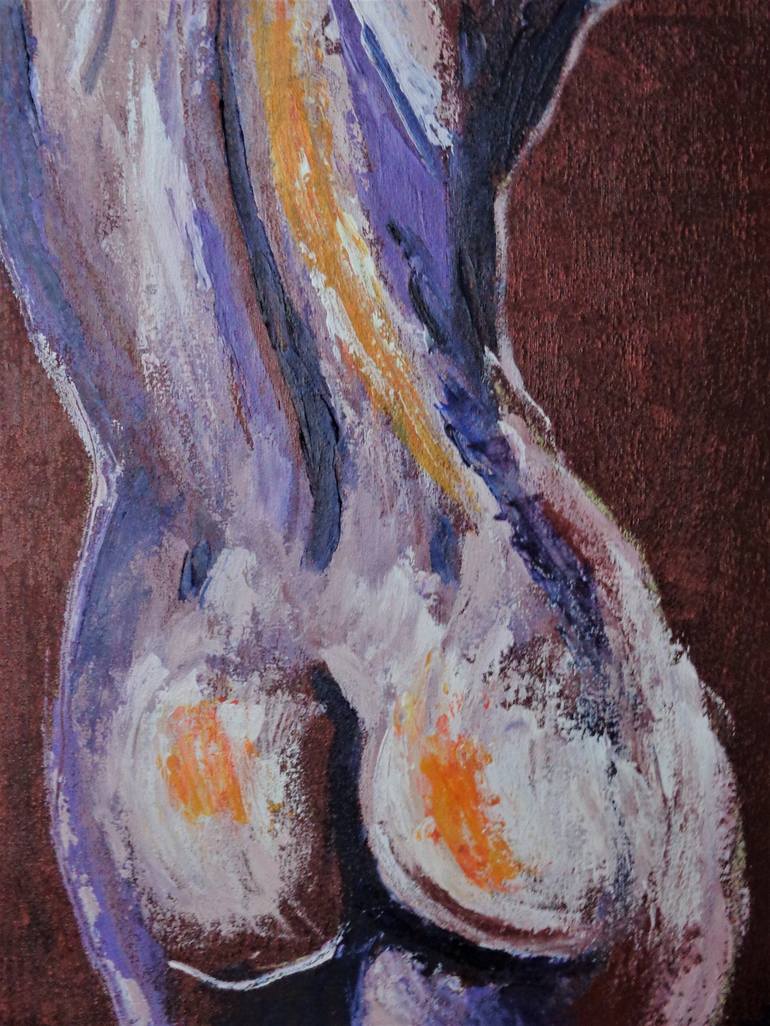 Original Figurative Nude Painting by Carmen Tyrrell