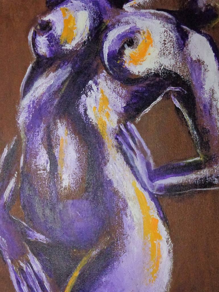 Original Figurative Nude Painting by Carmen Tyrrell