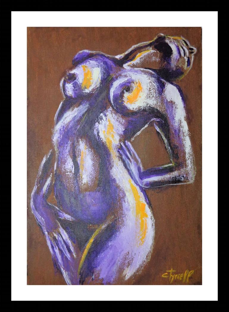 Original Figurative Nude Painting by Carmen Tyrrell