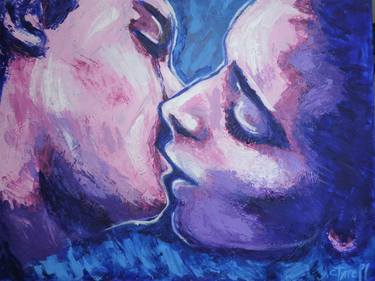 Lovers - Kiss In Pink And Blue thumb