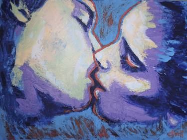 Lovers - Kiss In Purple And Blue thumb