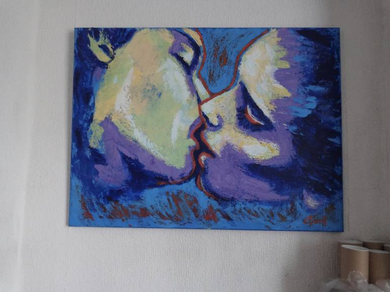Original Figurative Love Painting by Carmen Tyrrell