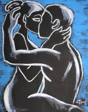 Print of Figurative Love Paintings by Carmen Tyrrell