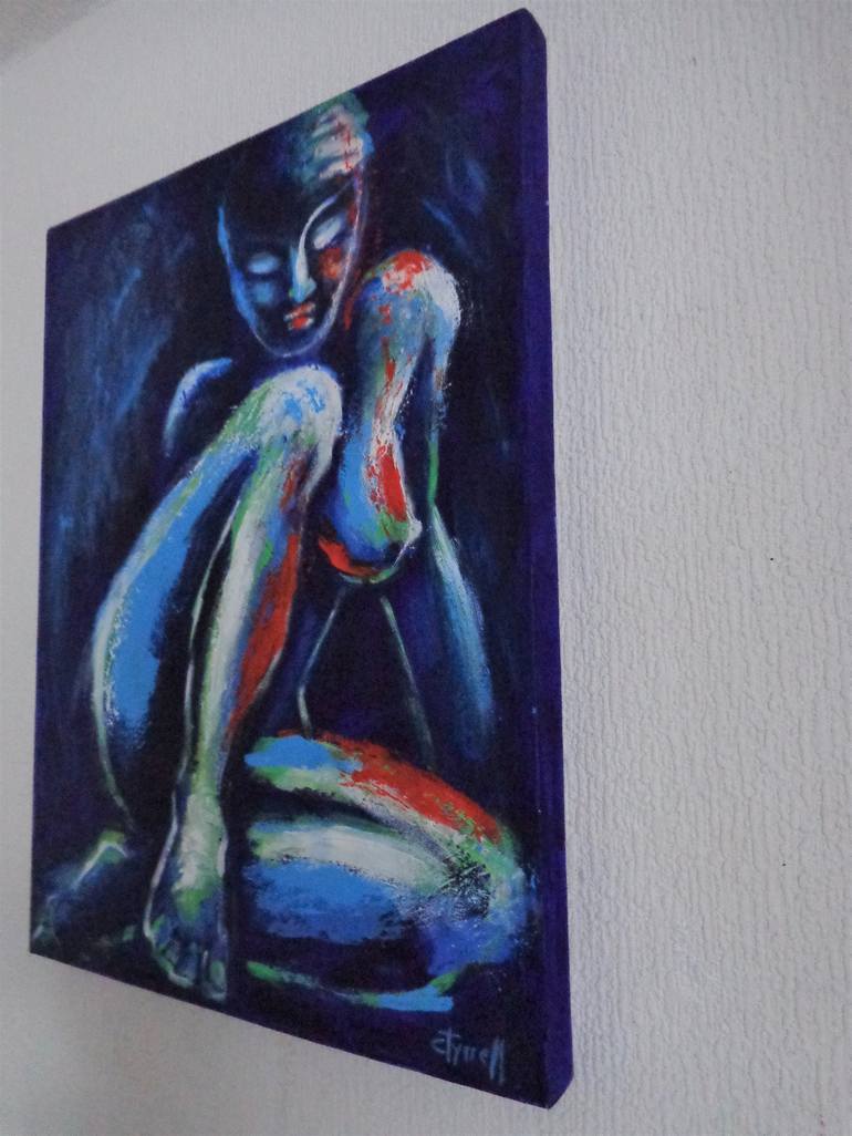 Original Figurative Nude Painting by Carmen Tyrrell