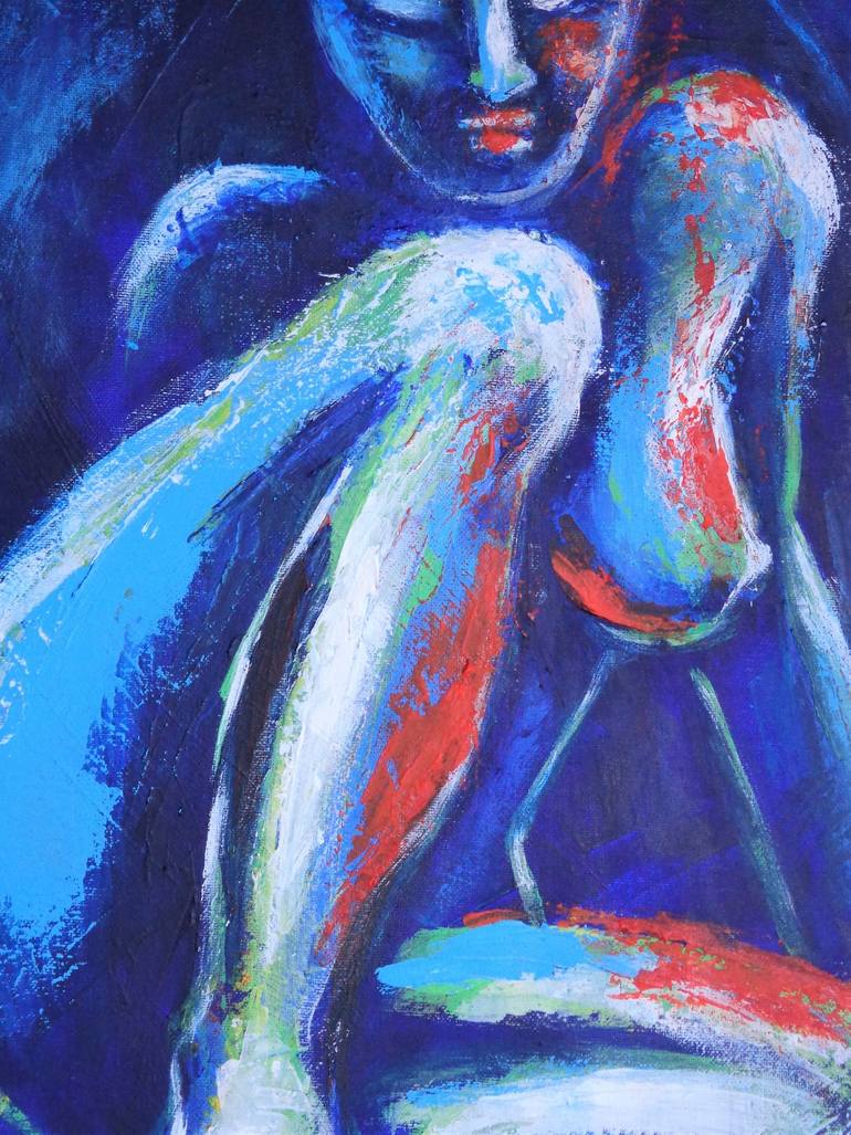 Original Figurative Nude Painting by Carmen Tyrrell