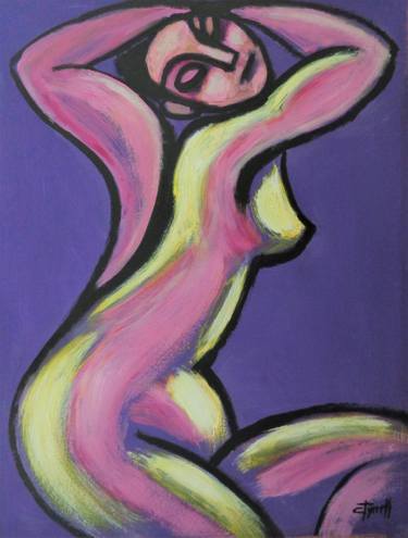 Original Figurative Nude Paintings by Carmen Tyrrell