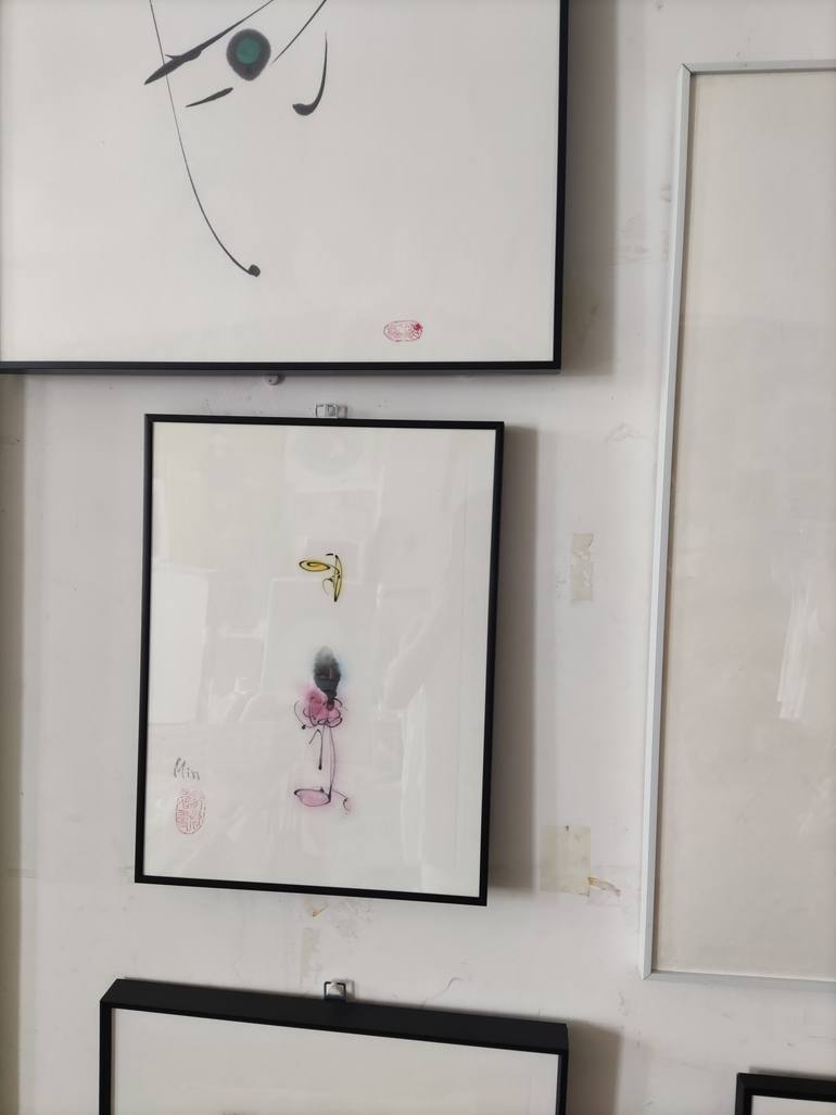 Original Contemporary People Painting by Min Zou