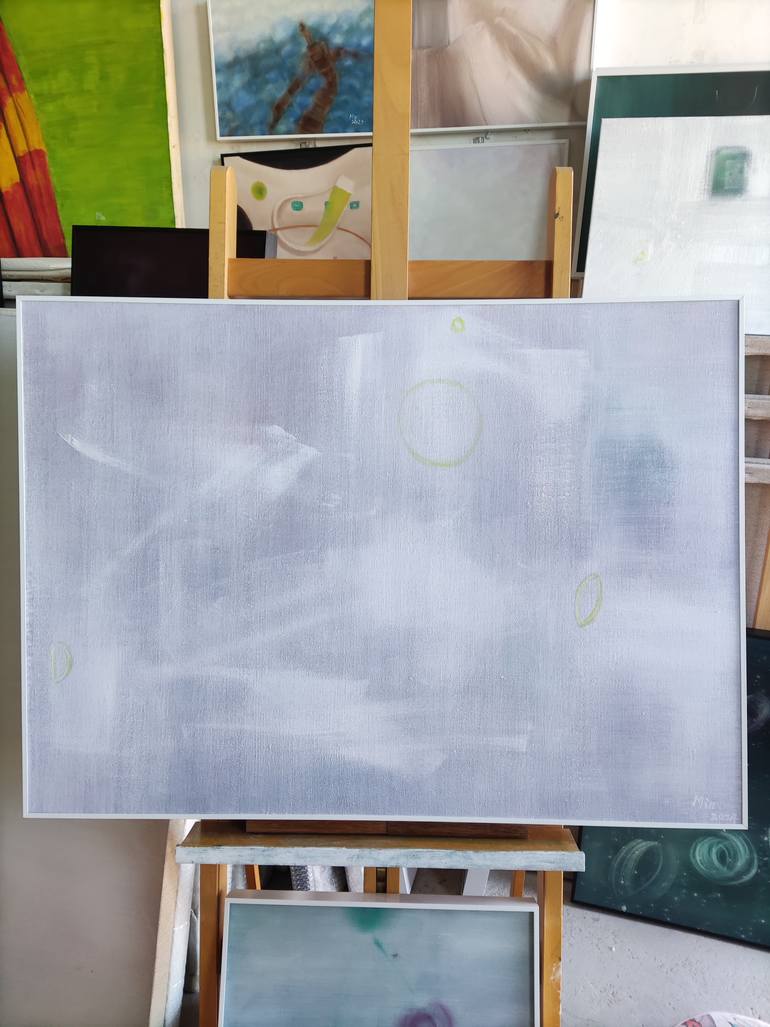 Original Contemporary Outer Space Painting by Min Zou