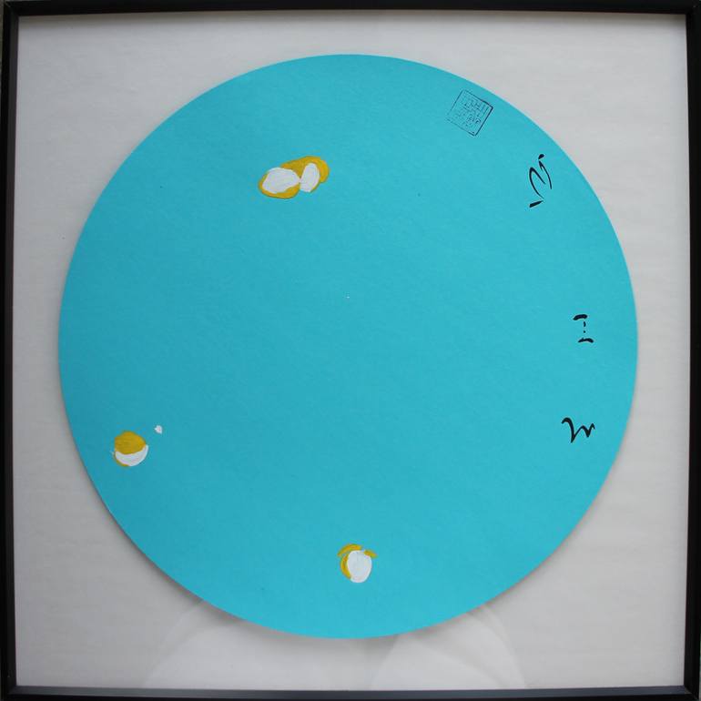 Original Abstract Painting by Min Zou | Contemporary Art on Paper | Why can you never catch up with the tortoise?
