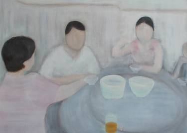 Original Expressionism People Paintings by Min Zou