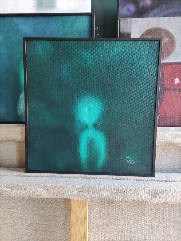 Original Abstract People Painting by Min Zou