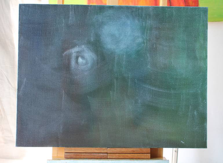 Original Conceptual Abstract Painting by Min Zou