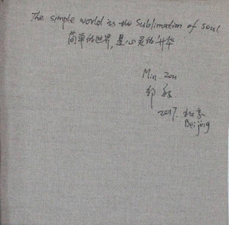Original Conceptual Abstract Painting by Min Zou