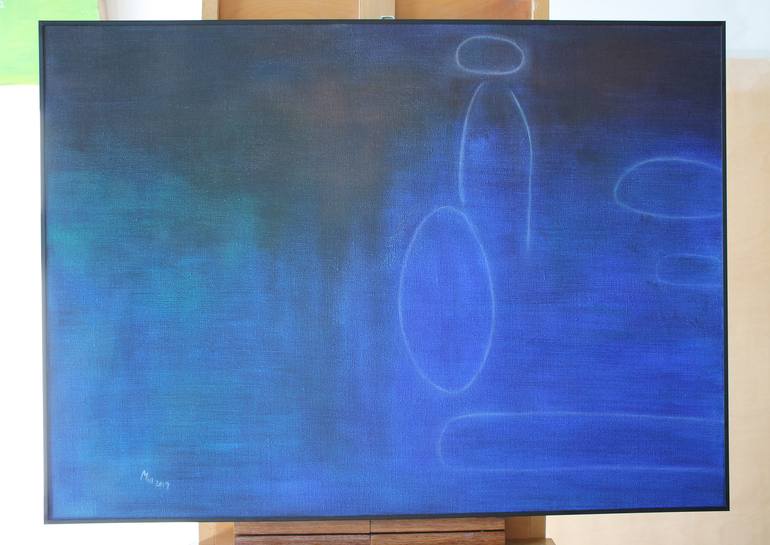 Original Conceptual Abstract Painting by Min Zou