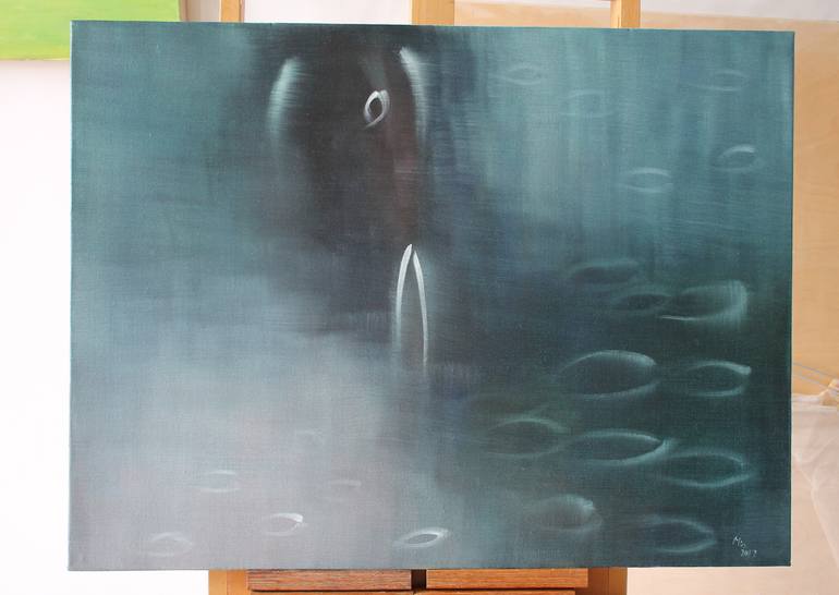 Original Figurative Abstract Painting by Min Zou