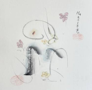 Original Figurative Abstract Paintings by Min Zou