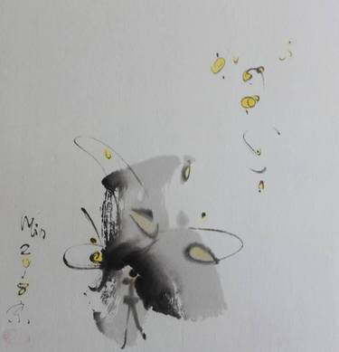 Original Fine Art Abstract Paintings by Min Zou