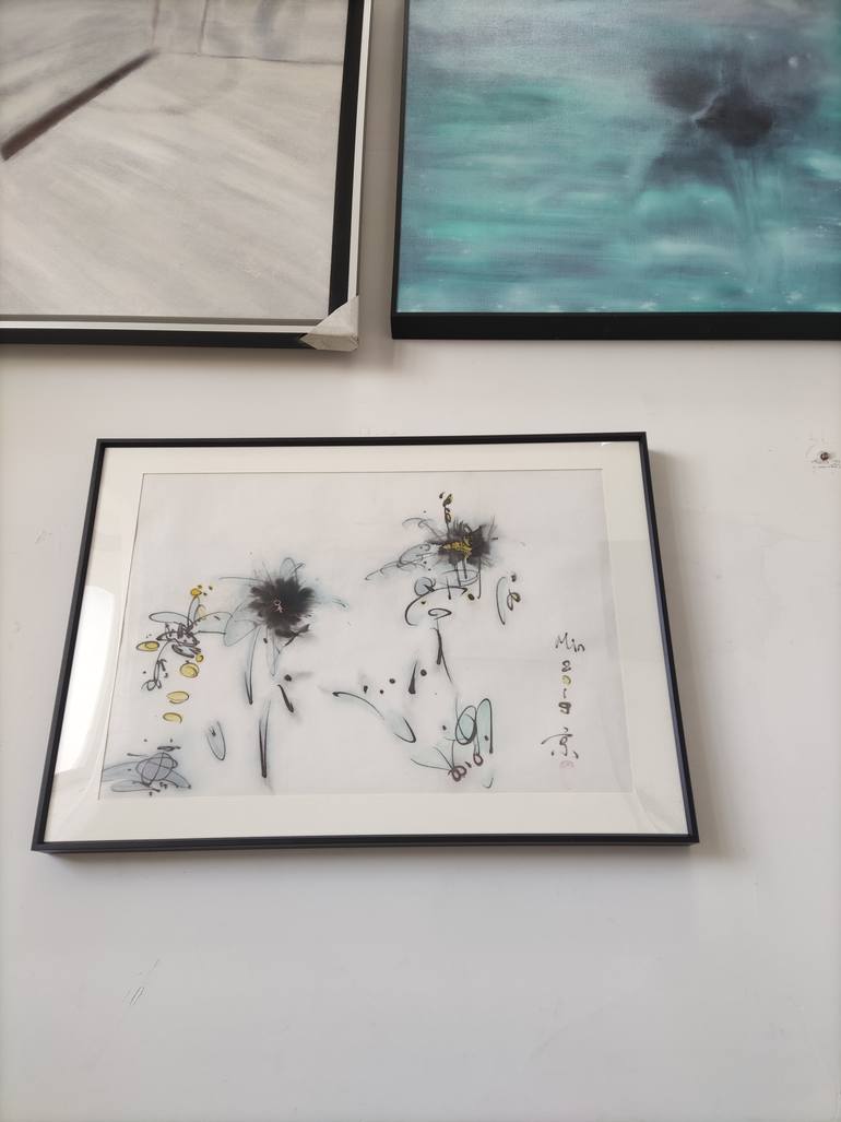 Original Contemporary Abstract Painting by Min Zou