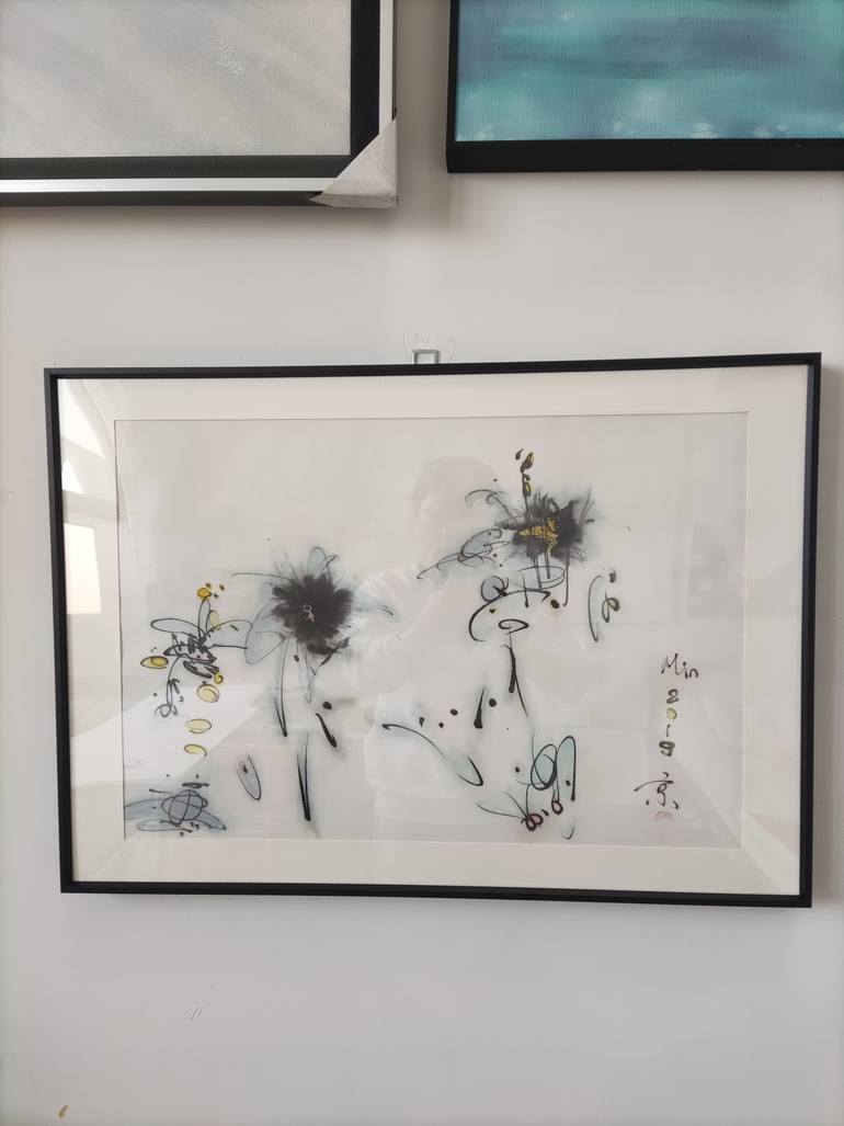 Original Contemporary Abstract Painting by Min Zou
