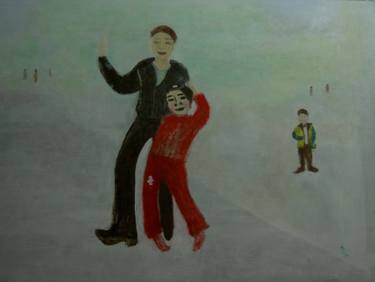 Original People Paintings by Min Zou