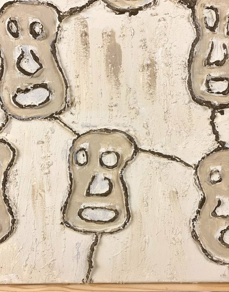 Original Contemporary Abstract Painting by Magali Rozenberg
