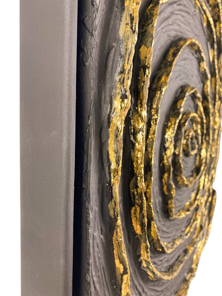 Original Abstract Expressionism Abstract Mixed Media by Magali Rozenberg