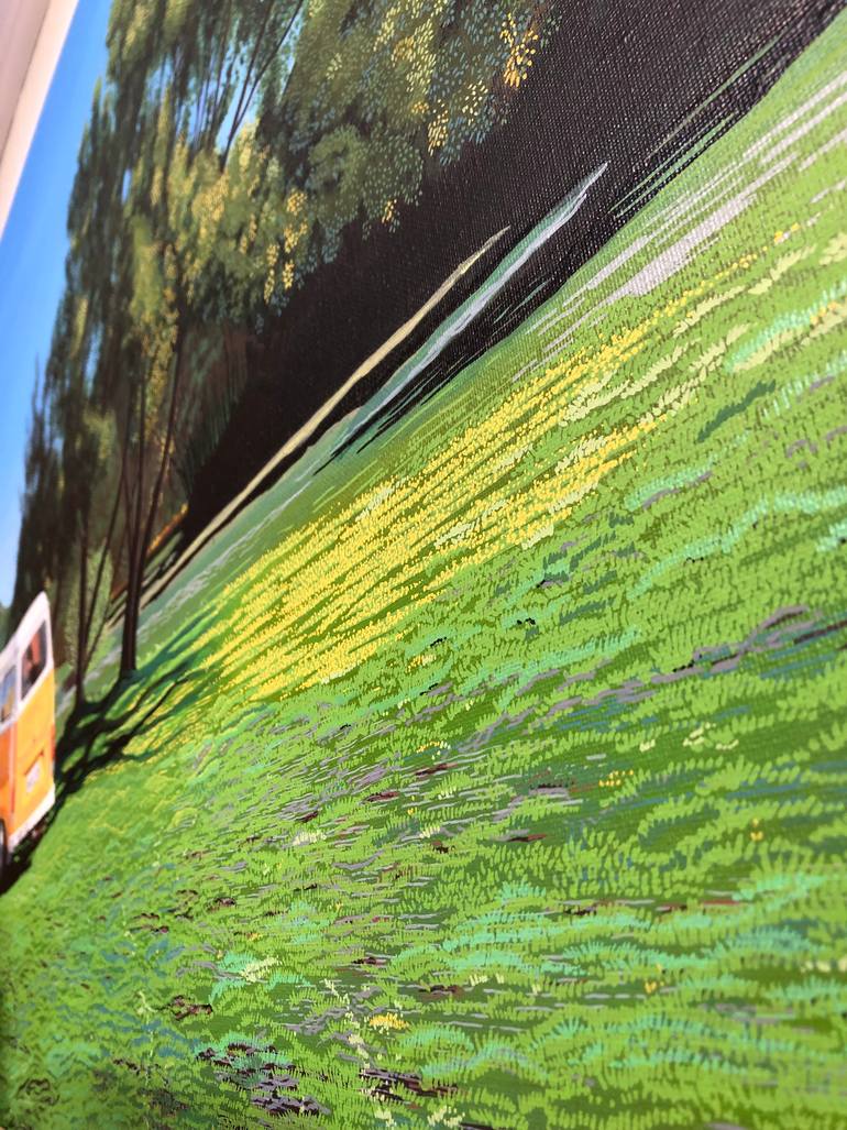 Original Realism Nature Painting by Monika Galantai