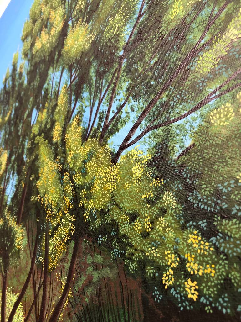 Original Realism Nature Painting by Monika Galantai