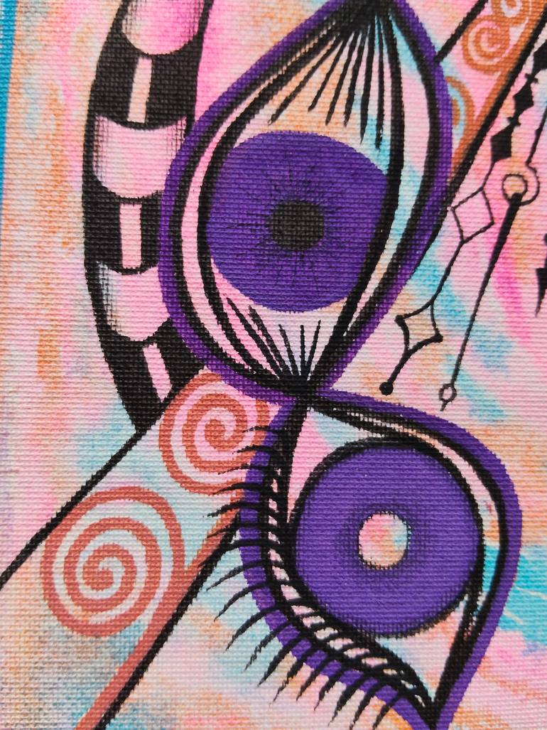 Original Conceptual Abstract Drawing by Leka Soul