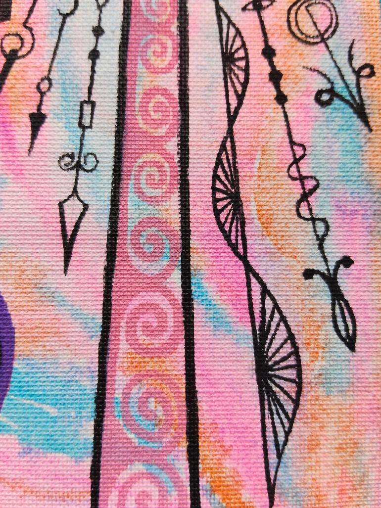 Original Conceptual Abstract Drawing by Leka Soul