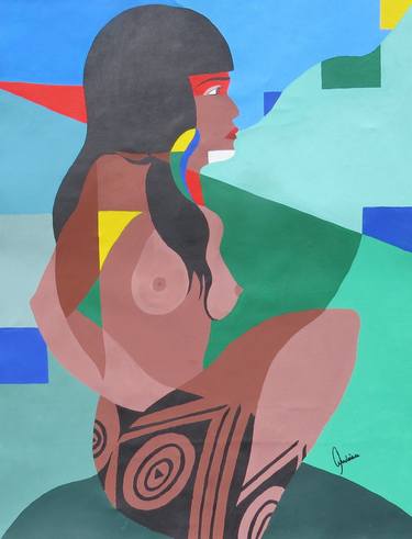Original Expressionism Body Paintings by Rodrigo Andriàn