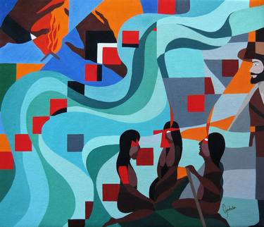 Original Abstract Expressionism Water Paintings by Rodrigo Andriàn