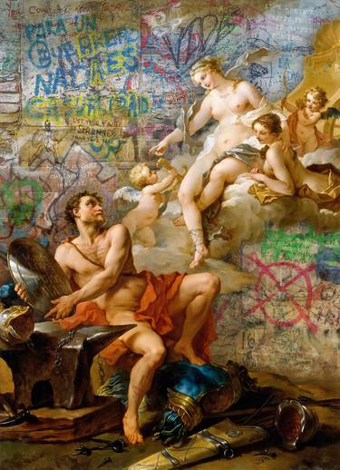 Original Classical mythology Mixed Media by Marco Battaglini