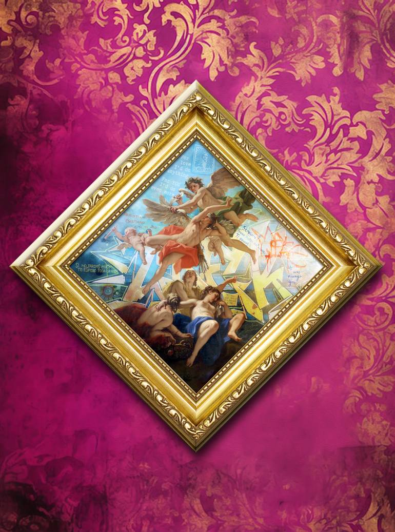 Original Classicism Classical Mythology Mixed Media by Marco Battaglini
