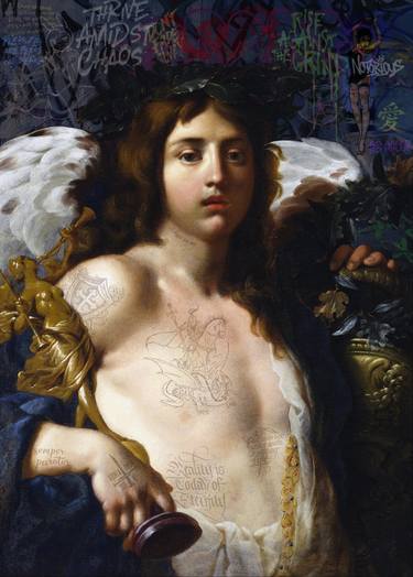 Original Classicism Classical Mythology Mixed Media by Marco Battaglini
