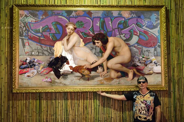 Original Conceptual Other Painting by Marco Battaglini