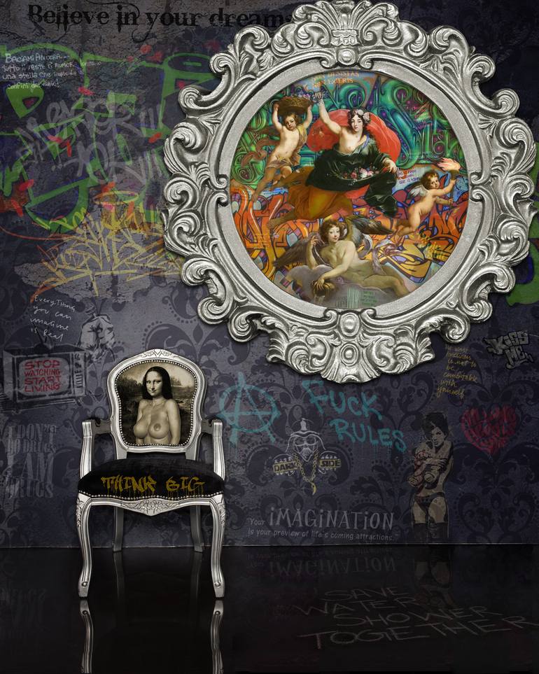 Original Conceptual Other Painting by Marco Battaglini