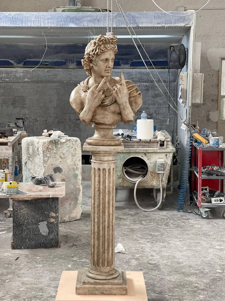 Original Conceptual Classical mythology Sculpture by Marco Battaglini