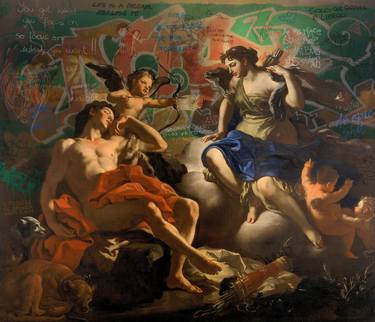 Original Classical mythology Paintings by Marco Battaglini