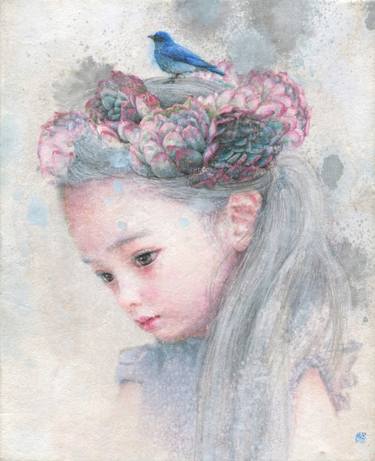 Print of Portraiture Nature Drawings by Seungeun Suh