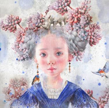 Original Fine Art Children Paintings by Seungeun Suh
